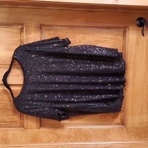 NWT Torrid Abbey Short Sleeve Sequin Top Size 2